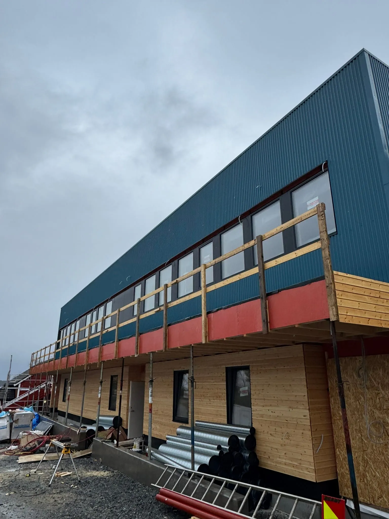 Nybygget ved Austevoll videregående skole
